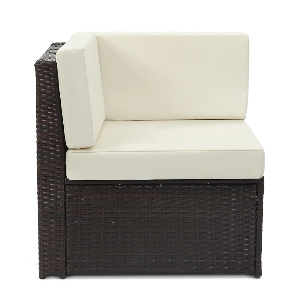 6 шт. набор мебели для сада iKayaa из ротанга с подушкой|patio furniture set|outdoor patiopatio |