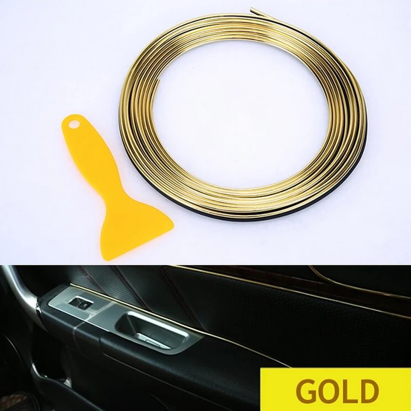 5 Meters Car Interior Mouldings Trim Strip Auto DIY Plating Decoration Strip Car Stickers and Decals Car Styling
5 Meters Car Interior Mouldings Trim Strip Auto DIY Plating Decoration Strip Car Stickers and Decals Car Styling