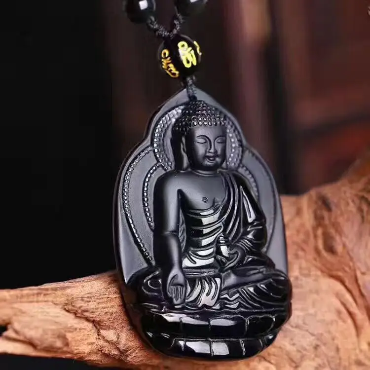 Koraba Fine Jewelry 100% Black Hand-carved Natural Obsidian Buddha Lucky Amulet Pendant + Necklace Free Shipping
Koraba Fine Jewelry 100% Black Hand-carved Natural Obsidian Buddha Lucky Amulet Pendant + Necklace Free Shipping