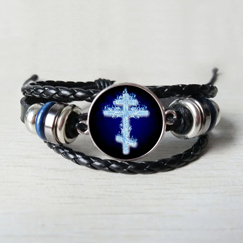 hot sale, orthodox Leather bracelet Byzantine Russian black bracelet glass bracelet jewelry
hot sale, orthodox Leather bracelet Byzantine Russian black bracelet glass bracelet jewelry