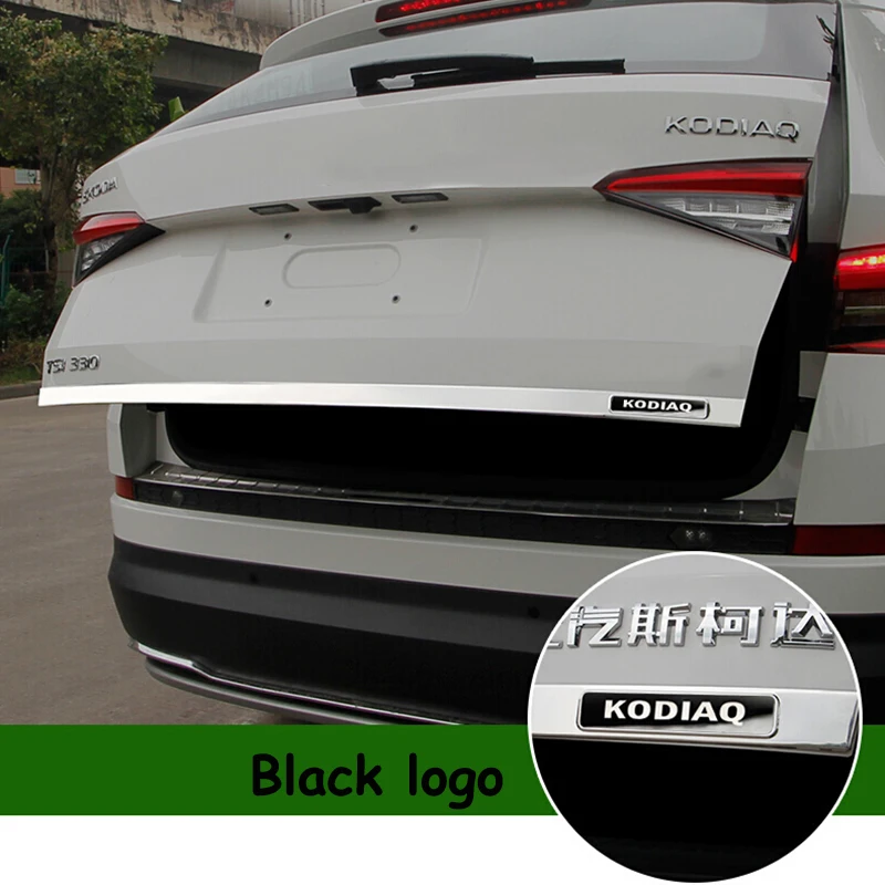 For skoda kodiaq 2016 2017 2018 Door Sticker Stainless Steel back door Tailgate trim Car Styling Accessories 
For skoda kodiaq 2016 2017 2018 Door Sticker Stainless Steel back door Tailgate trim Car Styling Accessories