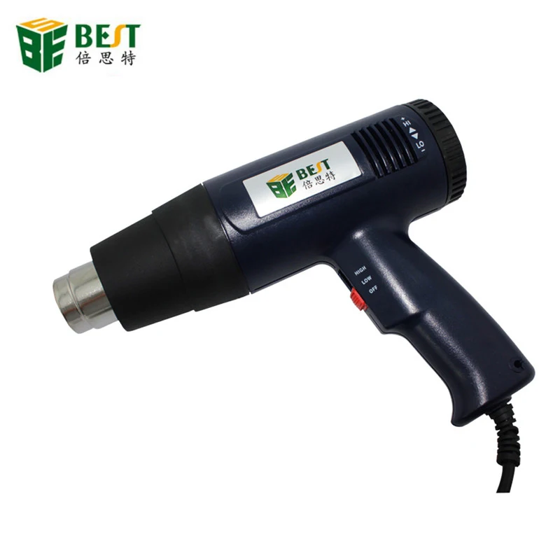 BST-8016-3A 1600 Вт ручной регулируемый тепловой пистолет с постоянной температурой горячий воздух воздуходувка противоскользящая ручка смягчаю...
BST-8016-3A 1600 Вт ручной регулируемый тепловой пистолет с постоянной температурой горячий воздух воздуходувка противоскользящая ручка смягчаю...