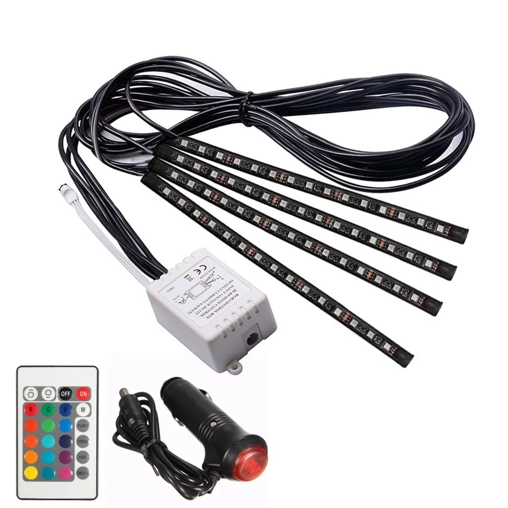 Новые 4 шт. 12V 9,24 W многоцветные автомобиля RGB светодиодный DRL полосы светильник 1,3*12 см 5050 SMD авто дистанционного Управление автомобильный све...
Новые 4 шт. 12V 9,24 W многоцветные автомобиля RGB светодиодный DRL полосы светильник 1,3*12 см 5050 SMD авто дистанционного Управление автомобильный све...