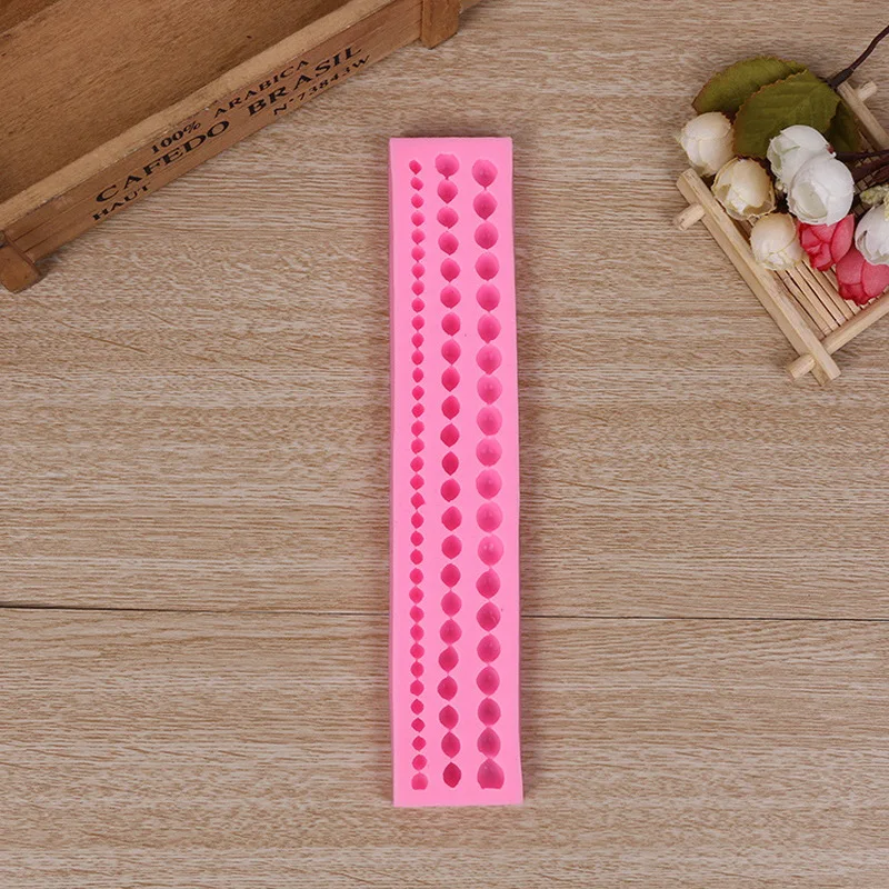Long Beads Pearl Shape Cupcake Silicone Mold Fondant Cake Decorating Tools Baking Kitchen Accessories Soap Chocolate Cookie XQ22
Long Beads Pearl Shape Cupcake Silicone Mold Fondant Cake Decorating Tools Baking Kitchen Accessories Soap Chocolate Cookie XQ22