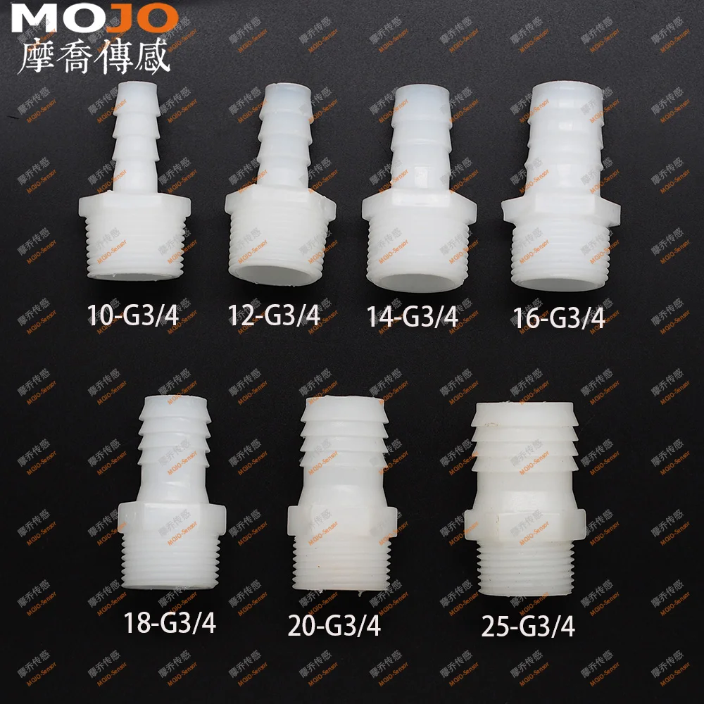 

2020 Free shipping!(10pcs/Lots) MJ-12-G3/4 straight-through joint 12mm to G3/4" male thread connector pipe fitting