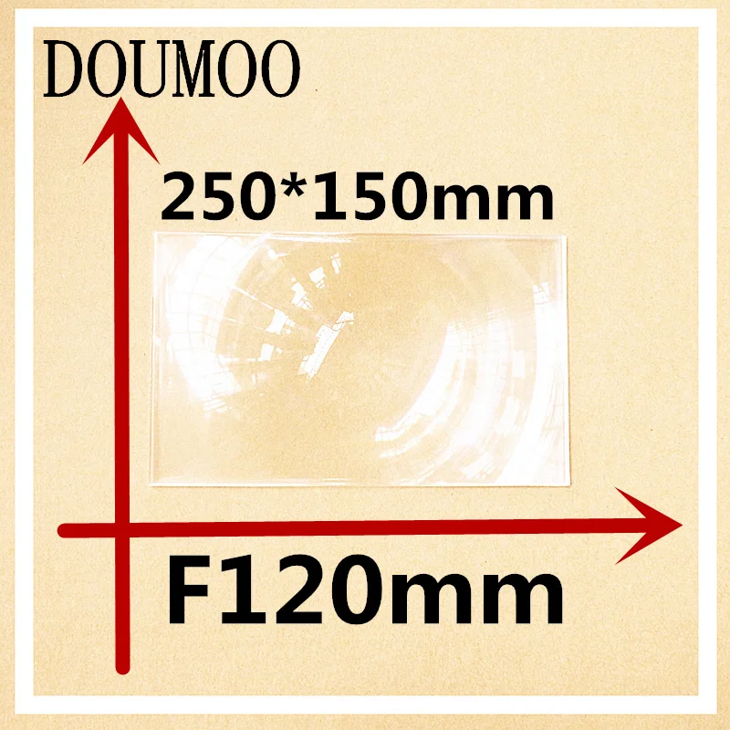 250*150 mm Optical PMMA Plastic linear Fresnel Lens focal length 120 mm Fresnel Lens Plane Magnifier Solar Energy Concentrator
250*150 mm Optical PMMA Plastic linear Fresnel Lens focal length 120 mm Fresnel Lens Plane Magnifier Solar Energy Concentrator