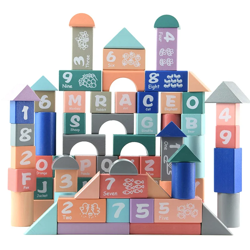 82Pcs Montessori Macaron Wooden Alphanumeric Building Blocks Children Early Education Shape Cognitive Learning Toys Baby Gifts
82Pcs Montessori Macaron Wooden Alphanumeric Building Blocks Children Early Education Shape Cognitive Learning Toys Baby Gifts