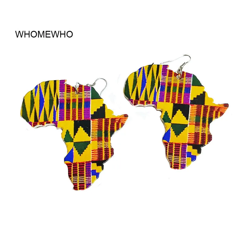 Africa Map Outline Wood African Colorful Printed Stripes Triangle Geometric Afro Earrings Vintage Jewelry Wooden DIY Accessories
Africa Map Outline Wood African Colorful Printed Stripes Triangle Geometric Afro Earrings Vintage Jewelry Wooden DIY Accessories