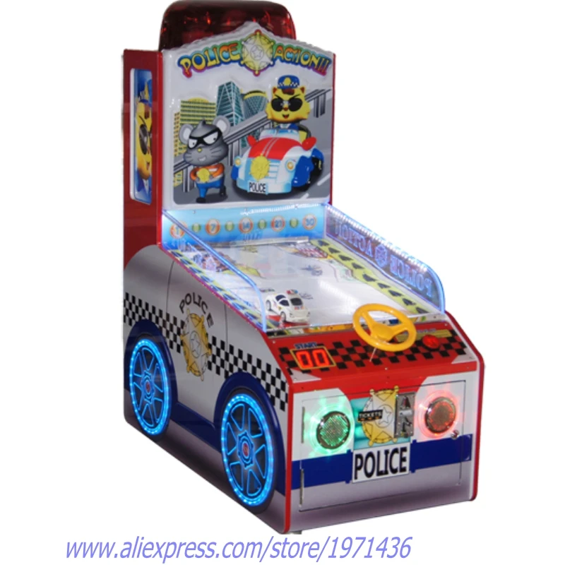 Police Action Amusement Equipment Coin Operated Children Simulator Car Racing Game Machine
Police Action Amusement Equipment Coin Operated Children Simulator Car Racing Game Machine