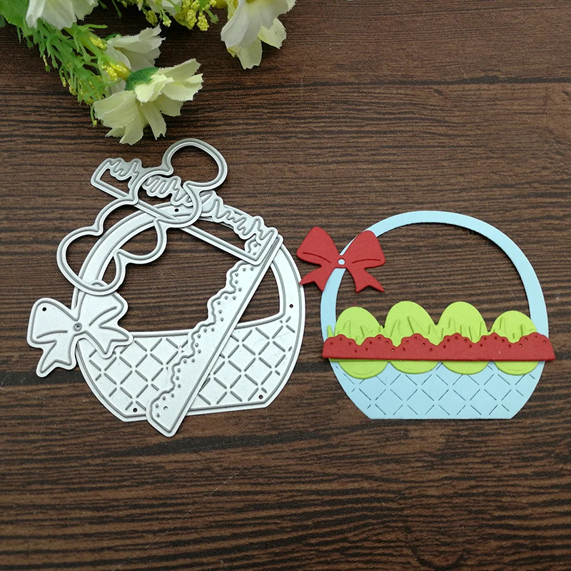 Easter egg basket bow Metal Cutting Dies Stencil Scrapbooking Photo Album Card Paper Embossing Craft DIY
Easter egg basket bow Metal Cutting Dies Stencil Scrapbooking Photo Album Card Paper Embossing Craft DIY