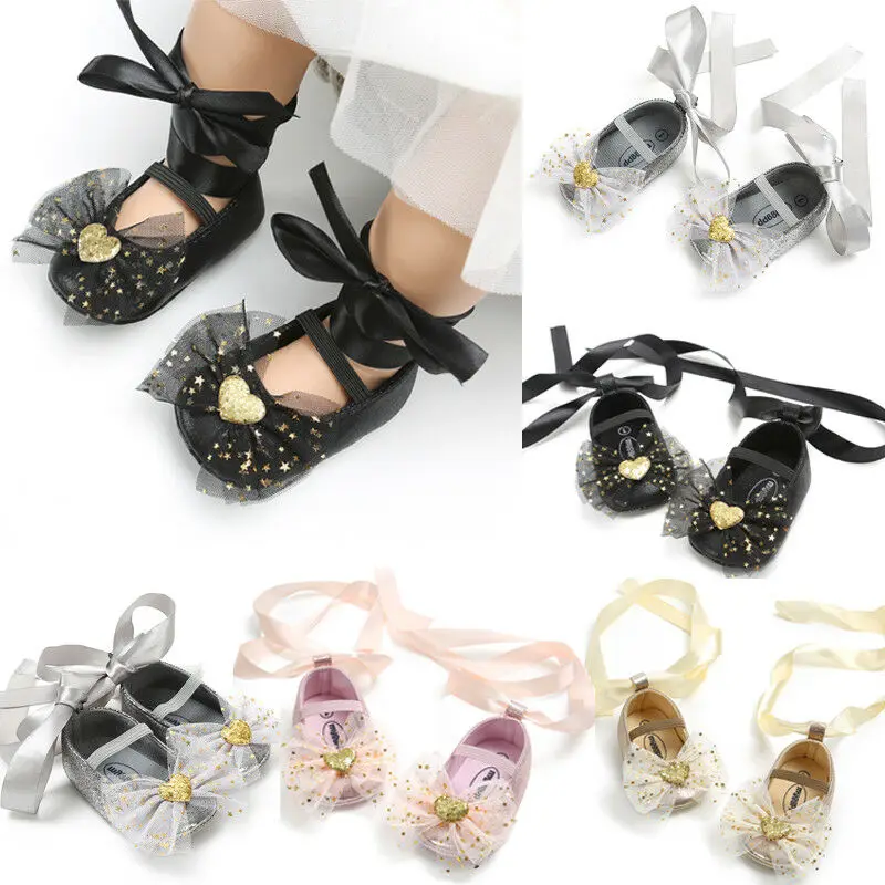 Newborn Baby Girls Shoes Sequins Glitter Star Bow Crib Shoes Princess Soft Sole Shoes Prewalker Infant Toddler 0-18 months
Newborn Baby Girls Shoes Sequins Glitter Star Bow Crib Shoes Princess Soft Sole Shoes Prewalker Infant Toddler 0-18 months