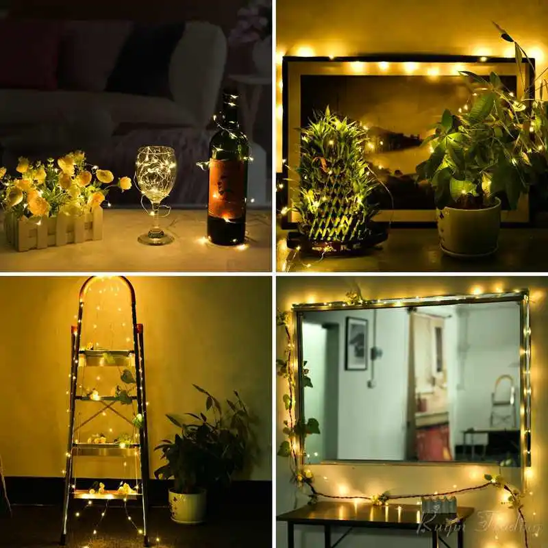 SZYOUMY DC5V 5M 10M 50/100LED Remote USB Outdoor Silver Copper Wire String Light For Christmas Wedding Party Garland Decoration
SZYOUMY DC5V 5M 10M 50/100LED Remote USB Outdoor Silver Copper Wire String Light For Christmas Wedding Party Garland Decoration