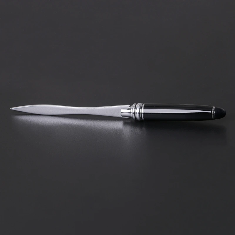 Stainless Steel Paper Cutter Letter Opener Wooden Black Handle Envelopes Cutting Knife Divided File School Supplies
Stainless Steel Paper Cutter Letter Opener Wooden Black Handle Envelopes Cutting Knife Divided File School Supplies