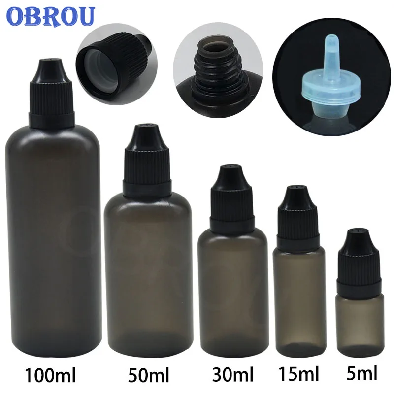 5PCS Black Plastic PE Black Dropper Bottle 3ml 5ml 10ml 15ml 30ml 50ml 100ml Essential Oils Sample BotlleWith Childproof Cap
5PCS Black Plastic PE Black Dropper Bottle 3ml 5ml 10ml 15ml 30ml 50ml 100ml Essential Oils Sample BotlleWith Childproof Cap
