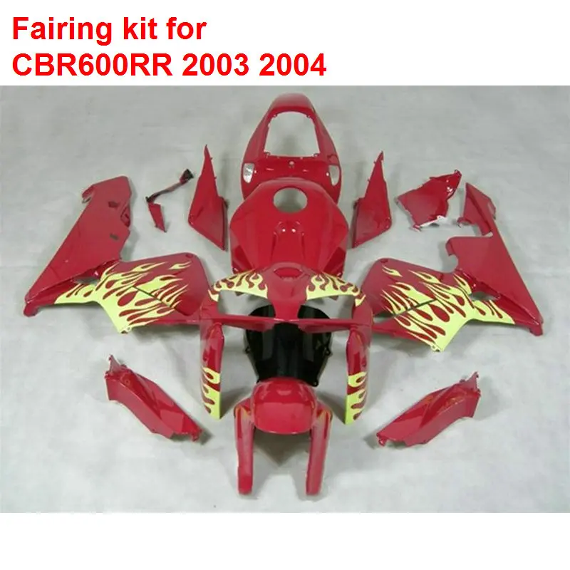 For HONDA CBR600RR 03 2003 ( yellow flame red ) Abs Injection Molding fairing kit + 7gifts TP57
For HONDA CBR600RR 03 2003 ( yellow flame red ) Abs Injection Molding fairing kit + 7gifts TP57