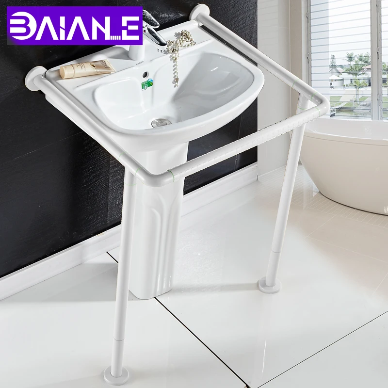 Toilet Handrails Disabled Stainless Steel Bathroom Grab Bar for Elderly Wall Mounted Washbasin Safety Grab Rails Bathroom Handle
Toilet Handrails Disabled Stainless Steel Bathroom Grab Bar for Elderly Wall Mounted Washbasin Safety Grab Rails Bathroom Handle