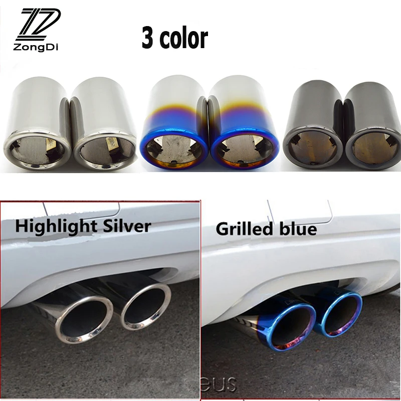ZD 2PCS For Audi A3 A4 B8 A6 C6 A5 Q5 Q7 Q3 A1 A8 Car Exhaust Tip Muffler Pipe Stainless Steel Covers High Quality Accessories
ZD 2PCS For Audi A3 A4 B8 A6 C6 A5 Q5 Q7 Q3 A1 A8 Car Exhaust Tip Muffler Pipe Stainless Steel Covers High Quality Accessories