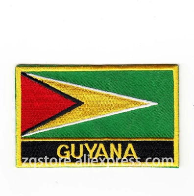 Embroidery Patches National flag Guyana Flag Patches Iron on 8.0x5.0cm Custom Patches
Embroidery Patches National flag Guyana Flag Patches Iron on 8.0x5.0cm Custom Patches