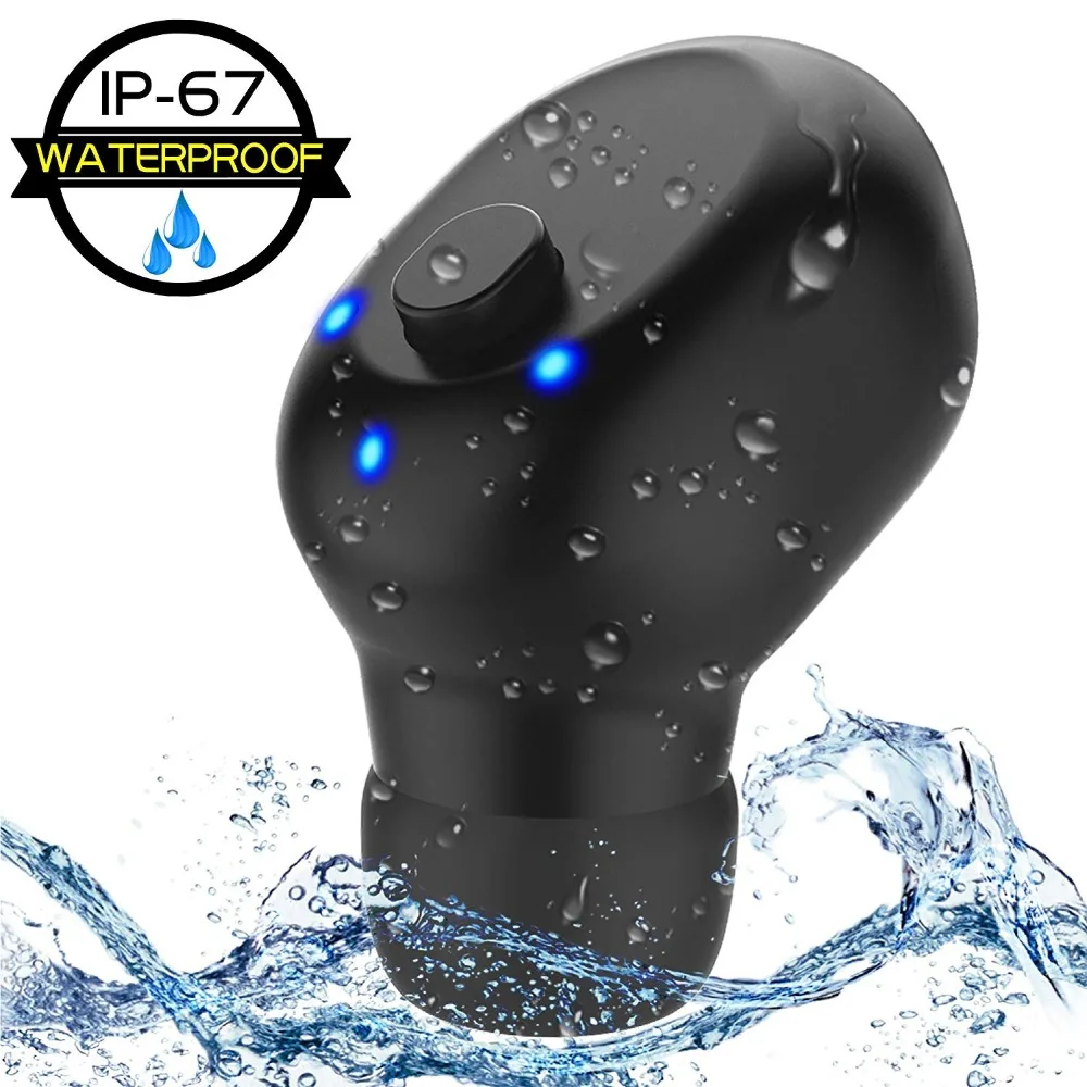 Waterproof IPX7 Wireless Earbud Mini Invisible with Mic Single Earphone 4.5g V4.1 for iphone Samsung Huawei ipod
Waterproof IPX7 Wireless Earbud Mini Invisible with Mic Single Earphone 4.5g V4.1 for iphone Samsung Huawei ipod