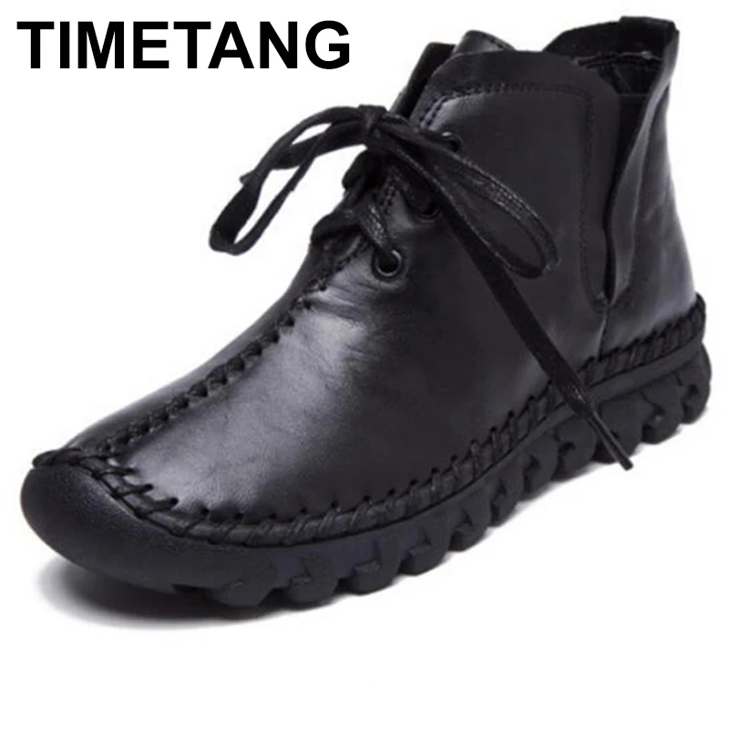 TIMETANG Chaussure 2021 Women's Winter Boots Women Real Fur Winter Shoes Woman Handmade Genuine Leather Warm Ankle Snow Boots
TIMETANG Chaussure 2021 Women's Winter Boots Women Real Fur Winter Shoes Woman Handmade Genuine Leather Warm Ankle Snow Boots