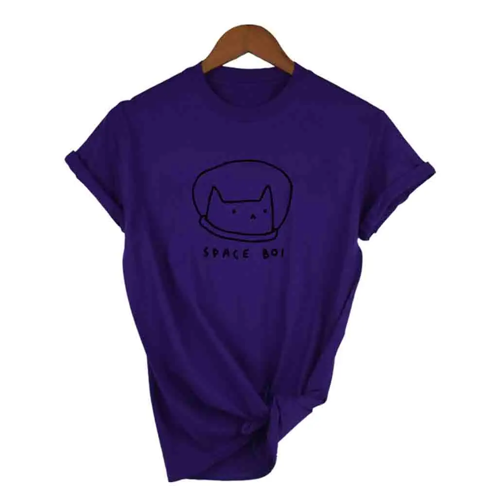 New Lovely Space Cat Print T Shirt Women O Neck Short Sleeve Summer Casual T-Shirt Tops Fashion Tumblr Graphic Tshirts Outfits
New Lovely Space Cat Print T Shirt Women O Neck Short Sleeve Summer Casual T-Shirt Tops Fashion Tumblr Graphic Tshirts Outfits