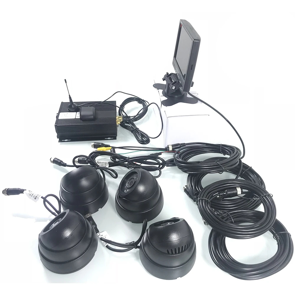 720P coaxial AHD audio and video 4-channel SD card machine 3G GPS Bus Monitoring Suite muck truck / coach / transport truck
720P coaxial AHD audio and video 4-channel SD card machine 3G GPS Bus Monitoring Suite muck truck / coach / transport truck