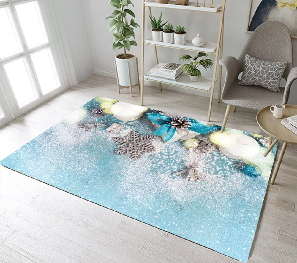 Snowflakes On Blue Background Christmas Living Room Cushion Children's Room Floor Carpet Bathroom Area Rugs Indoor Non-Slip Mat
Snowflakes On Blue Background Christmas Living Room Cushion Children's Room Floor Carpet Bathroom Area Rugs Indoor Non-Slip Mat