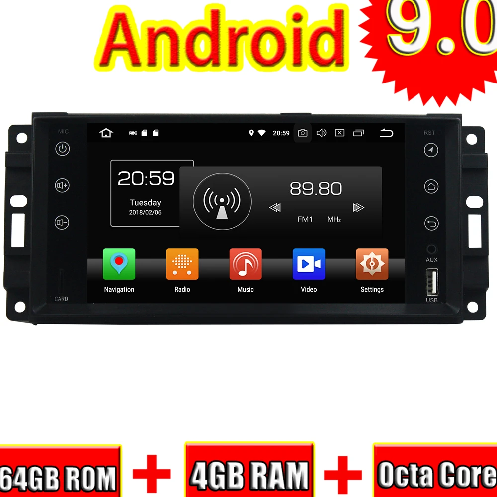 TOPNAVI Android 9,0 Автомобильный GPS навигационный плеер для Jeep Sebring 300C Grand Cherokee Компас Wrangler Journey 2010 стерео без DVD
TOPNAVI Android 9,0 Автомобильный GPS навигационный плеер для Jeep Sebring 300C Grand Cherokee Компас Wrangler Journey 2010 стерео без DVD
