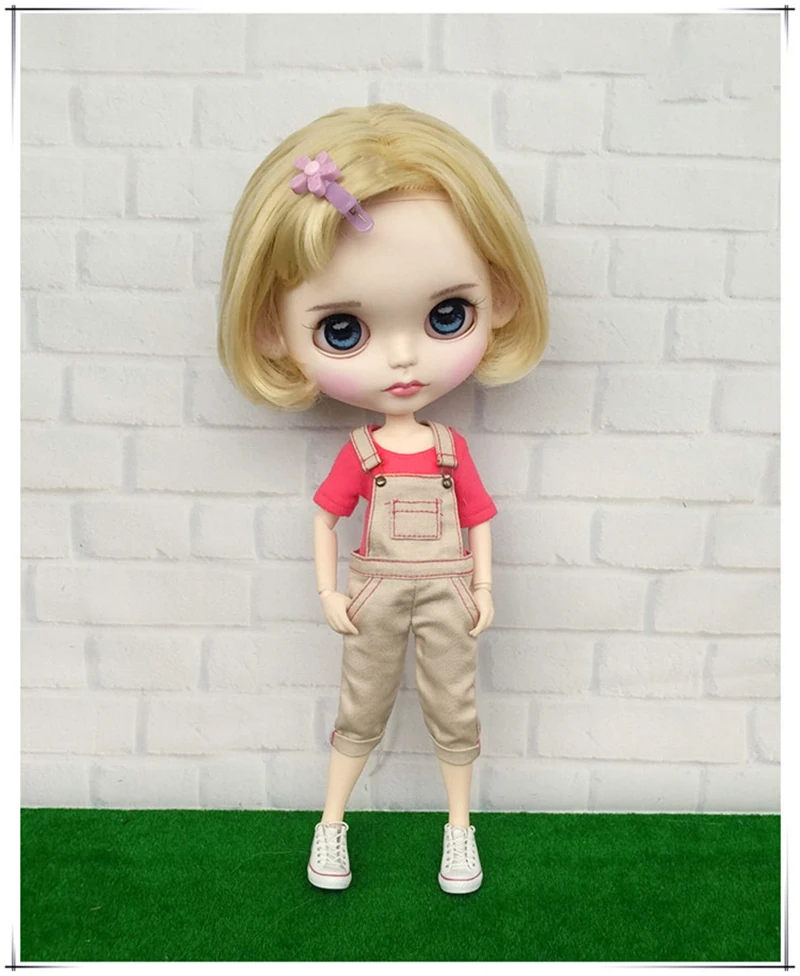 Новинка 1 шт. Blyth комбинезон белые укороченные брюки для OB24 Azone s аксессуары кукол