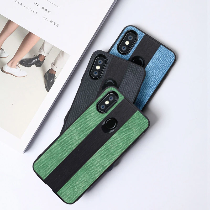 MOFI оригинальные джинсы полотняные Телефон чехол для Xiaomi Mi 8 Lite Pro мягкая задняя