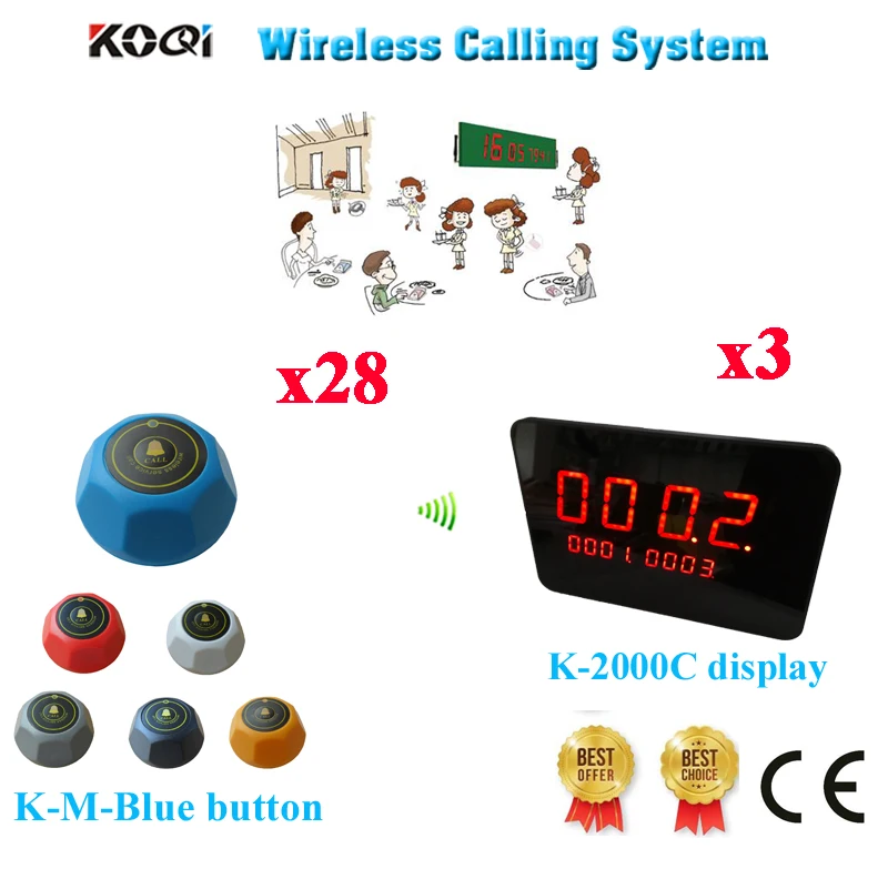Restaurant Wireless Ordering System Fast Delivery Good Price 433.92MHZ Pager With Ycall Brand Factory(3 display+28 call button)
Restaurant Wireless Ordering System Fast Delivery Good Price 433.92MHZ Pager With Ycall Brand Factory(3 display+28 call button)