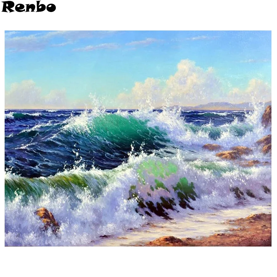 Mazayka bead embroidery full drill Diamond painting sea Wave,5d Cross Stitch Rhinestone mosaic image 3d nature scenery art
Mazayka bead embroidery full drill Diamond painting sea Wave,5d Cross Stitch Rhinestone mosaic image 3d nature scenery art