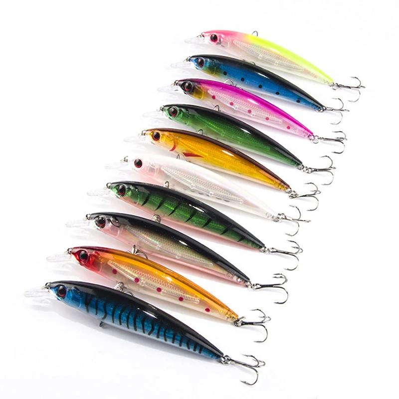 1PCS Fishing Lure Minnow Lures Hard Bait Pesca 11CM/13.5G Fishing Tackle isca artificial Quality Hook Swimbait
1PCS Fishing Lure Minnow Lures Hard Bait Pesca 11CM/13.5G Fishing Tackle isca artificial Quality Hook Swimbait