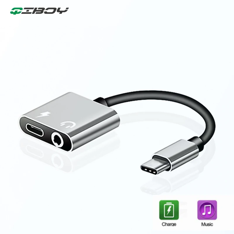 Type C To 3.5mm Jack Earphone Cable Adapter For Huawei P10 P20 Mate For USB C 2 in1 Audio Headphone Charging AUX Cable Adaptador
Type C To 3.5mm Jack Earphone Cable Adapter For Huawei P10 P20 Mate For USB C 2 in1 Audio Headphone Charging AUX Cable Adaptador