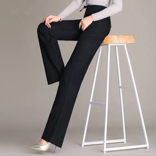 2019 New Women Formal Work Straight Wide Leg Pants Women Business Casual Long Trousers Cotton Linen Pants Woman Plus Size 4XL
2019 New Women Formal Work Straight Wide Leg Pants Women Business Casual Long Trousers Cotton Linen Pants Woman Plus Size 4XL