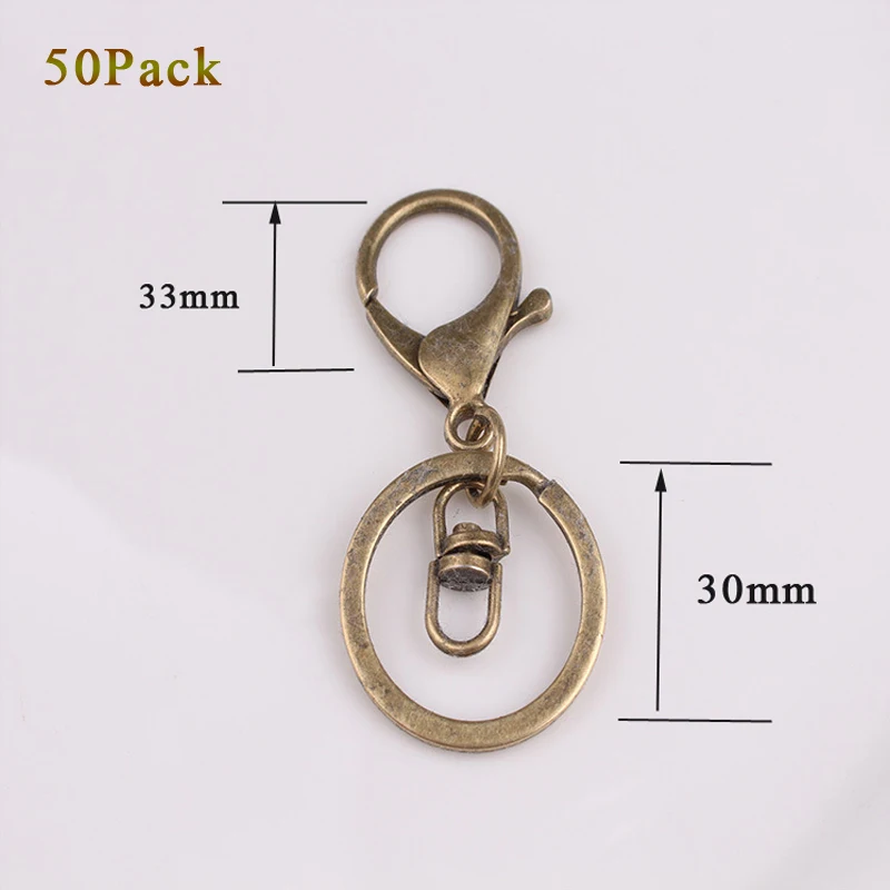 Wholesale 50pcs Metal Assorted Colors Lobster Clasps Keychain Swivel Lanyards Snap Hooks Lobster Clasps for Jewelry Making
Wholesale 50pcs Metal Assorted Colors Lobster Clasps Keychain Swivel Lanyards Snap Hooks Lobster Clasps for Jewelry Making