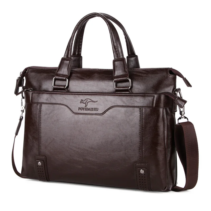 High Quality Leather Shoulder Leisure Men's Bags Business Messenger Portable Briefcase Laptop Large Purse 14" Handbag
High Quality Leather Shoulder Leisure Men's Bags Business Messenger Portable Briefcase Laptop Large Purse 14" Handbag