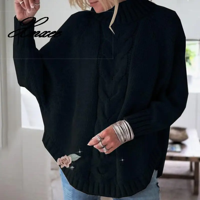 Sweaters Women Autumn Winter Fashion Female Long Sleeve Pull Femme Casual Streetwear
Sweaters Women Autumn Winter Fashion Female Long Sleeve Pull Femme Casual Streetwear