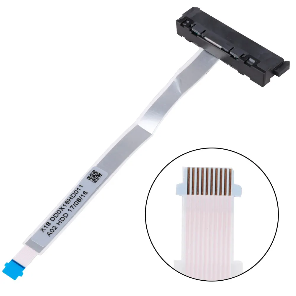 SATA Hard Drive HDD Connector Flex Cable DD0X18HD011 For HP 15-AB Pavilion Laptop
SATA Hard Drive HDD Connector Flex Cable DD0X18HD011 For HP 15-AB Pavilion Laptop