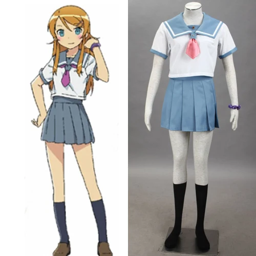 Ore no Imouto ga Konna ni Kawaii wake ga Nai портативная школьная форма косплей костюм для девочек платья юбка рубашка на Хэллоуин
Ore no Imouto ga Konna ni Kawaii wake ga Nai портативная школьная форма косплей костюм для девочек платья юбка рубашка на Хэллоуин
