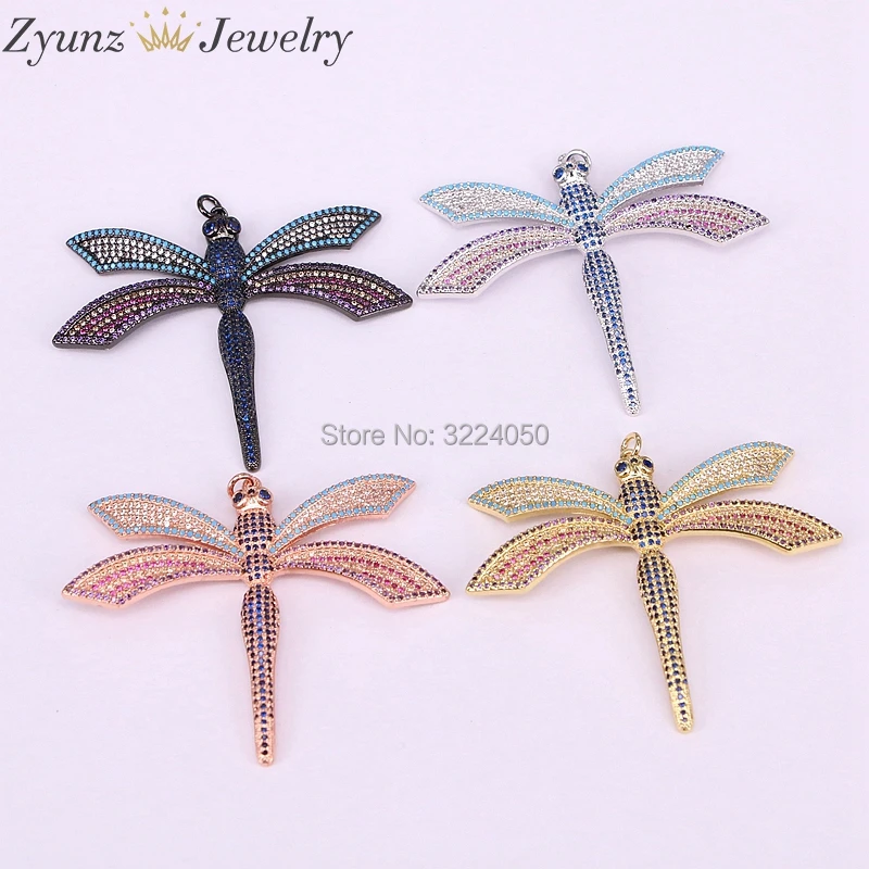 3PCS High quality Large dragonfly insect Jewelry micro pave CZ copper insect necklace pendant
3PCS High quality Large dragonfly insect Jewelry micro pave CZ copper insect necklace pendant