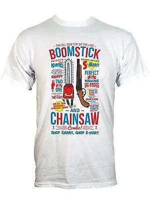 New Boomstick and Chainsaw Combo! Men's White T-Shirt Hot 2018 Summer Men'S T Shirt Fashion Tricolor Top Tee
New Boomstick and Chainsaw Combo! Men's White T-Shirt Hot 2018 Summer Men'S T Shirt Fashion Tricolor Top Tee