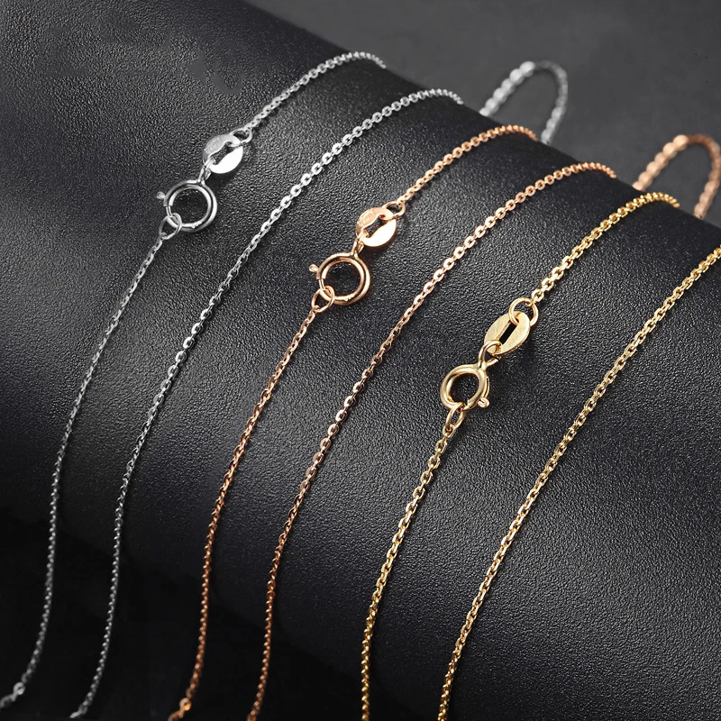 Lnngy Luxury 18K Solid Rose Gold Yellow Gold White Gold O Shape Women Chian Necklaces For Engagement Pendant 45cm 18'' Chain
Lnngy Luxury 18K Solid Rose Gold Yellow Gold White Gold O Shape Women Chian Necklaces For Engagement Pendant 45cm 18'' Chain