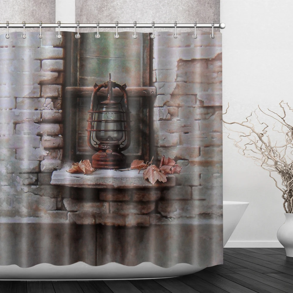 LB Paniolo Vintage Windowsill Brick Wall Shower Curtain Bathroom Curtains Waterproof Polyester Fabric For Men Bathtub Decor
LB Paniolo Vintage Windowsill Brick Wall Shower Curtain Bathroom Curtains Waterproof Polyester Fabric For Men Bathtub Decor