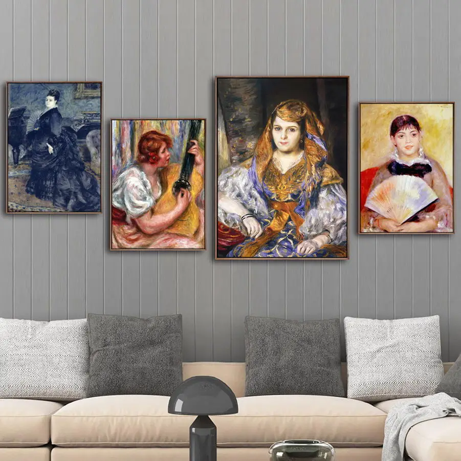 Home Decoration Print Canvas Art Wall Pictures Poster Canvas Printings Paintings French Pierre-Auguste Renoi Lady
Home Decoration Print Canvas Art Wall Pictures Poster Canvas Printings Paintings French Pierre-Auguste Renoi Lady