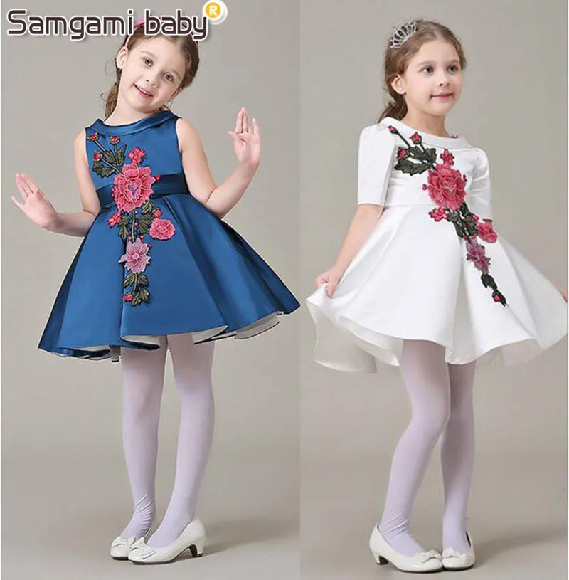 SAMGAMI BABY Summer Girls Dress Designer Brand Kids New Children Clothing Flower Princess Wedding Party Children Ristmas Girl
SAMGAMI BABY Summer Girls Dress Designer Brand Kids New Children Clothing Flower Princess Wedding Party Children Ristmas Girl