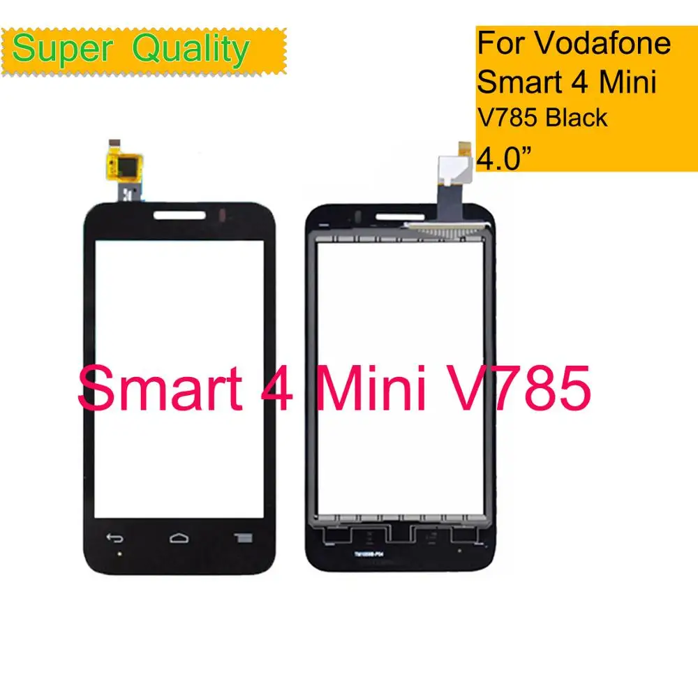 Original 4.0" For Vodafone Smart 4 Mini V785 Touch Screen Digitizer Sensor Outer Glass Lens V785 Touch Panel Replacement NO LCD
Original 4.0" For Vodafone Smart 4 Mini V785 Touch Screen Digitizer Sensor Outer Glass Lens V785 Touch Panel Replacement NO LCD
