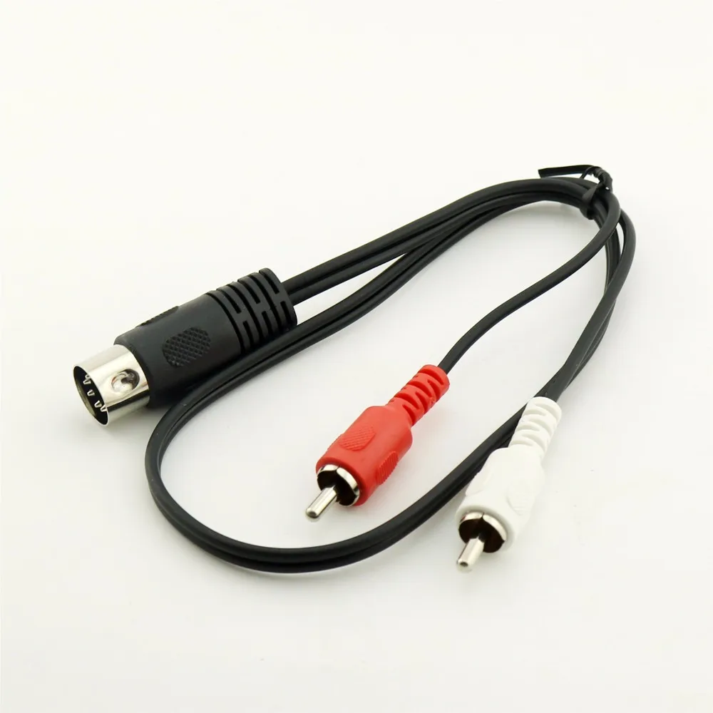 10pcs MIDI DIN 5 PIN Male Plug to 2x RCA Phono Male Plug Audio Adapter Cable 50cm 1.5ft / 1.5m 5ft
10pcs MIDI DIN 5 PIN Male Plug to 2x RCA Phono Male Plug Audio Adapter Cable 50cm 1.5ft / 1.5m 5ft
