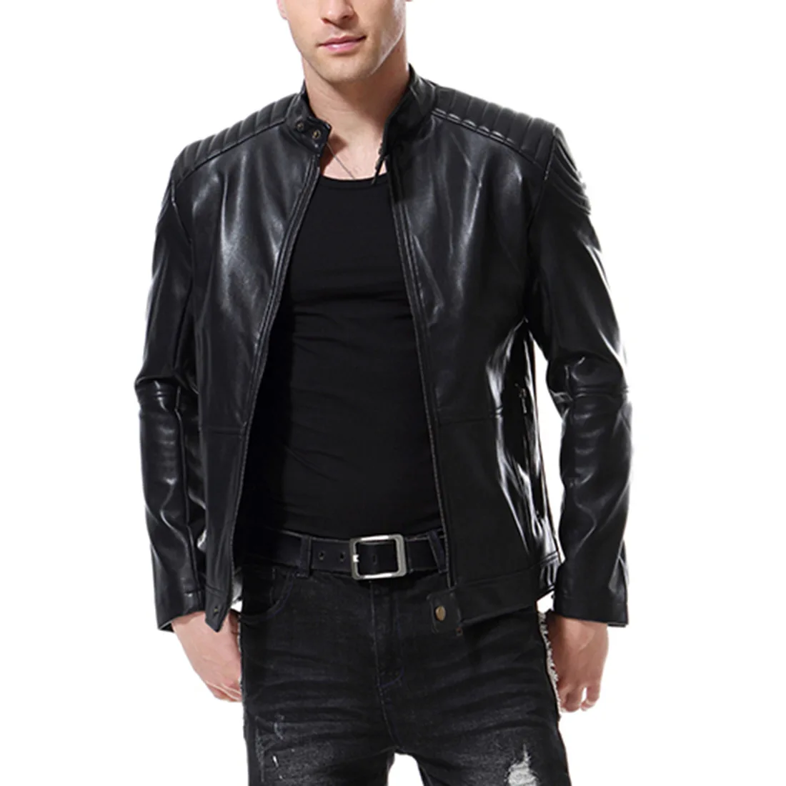 Autumn New Brand Large Size Men's Clothing Stand Collar Trend Washed PU Leather Jacket Casual Leather Jacket
Autumn New Brand Large Size Men's Clothing Stand Collar Trend Washed PU Leather Jacket Casual Leather Jacket