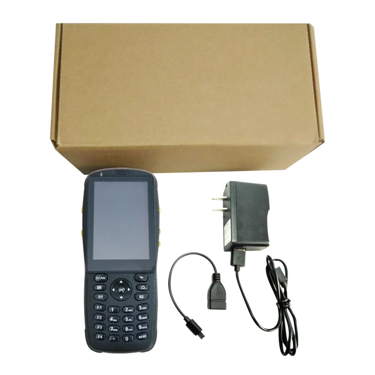 Промышленный Портативный прочный сканер штрих-кода PDA Android RFID считыватель с 3G